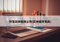 开发区块链得公司[区块链开发商]